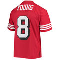 Pkot SF.49ers #8 Steve Young Mitchell & Ness Scarlet Legacy Replica Puhic Stitched Jerseys