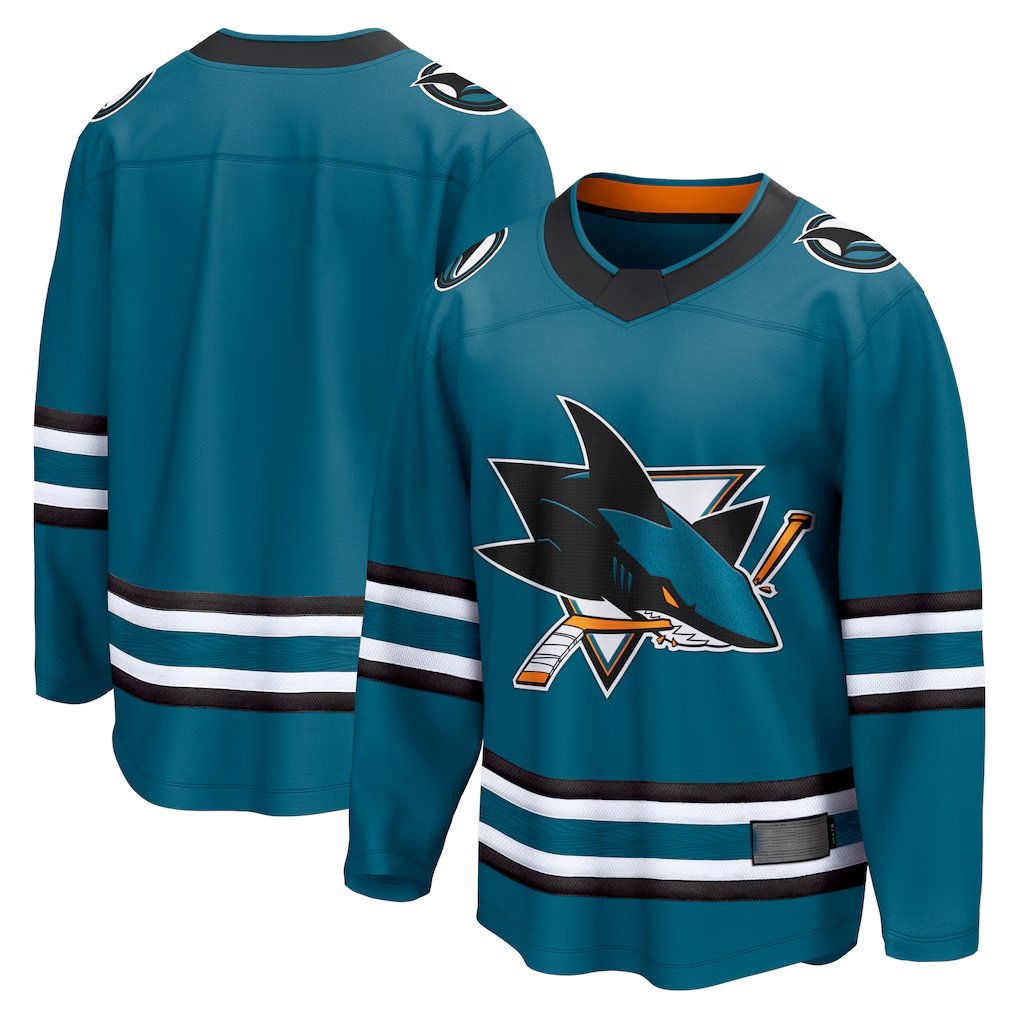 Pkot SJ.Sharks Teal Home Breakaway Jerseys