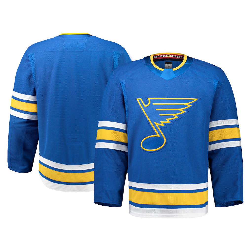 Pkot SL.Blues Blue Home Authentic Pro Jerseys