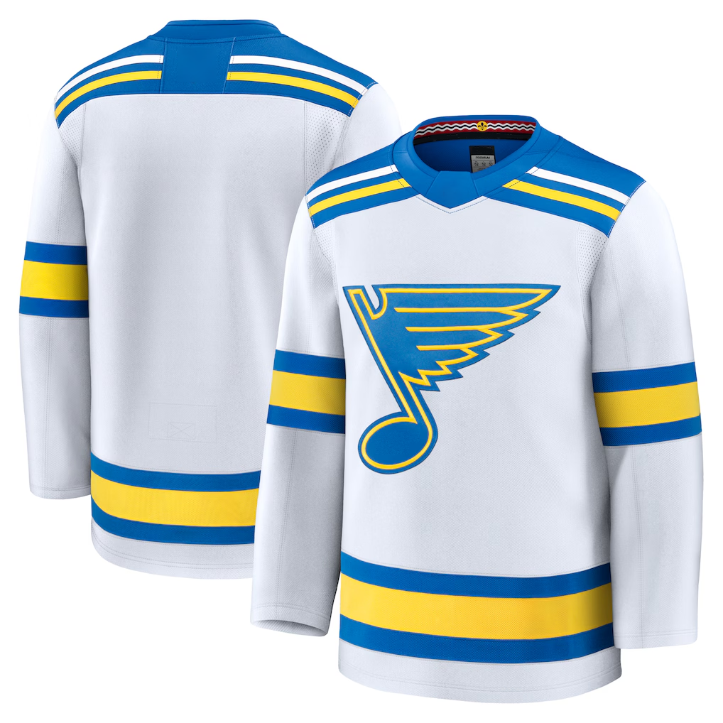 Pkot SL.Blues White Away Premium Jerseys
