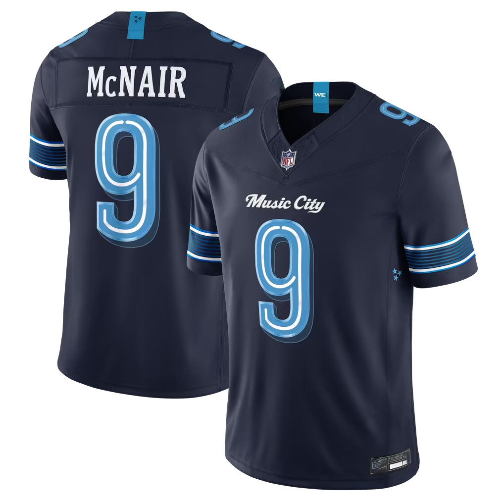 Pkot T.Titans #9 Steve McNair Navy 2026 Rivalries Collection Limited Stitched Jerseys
