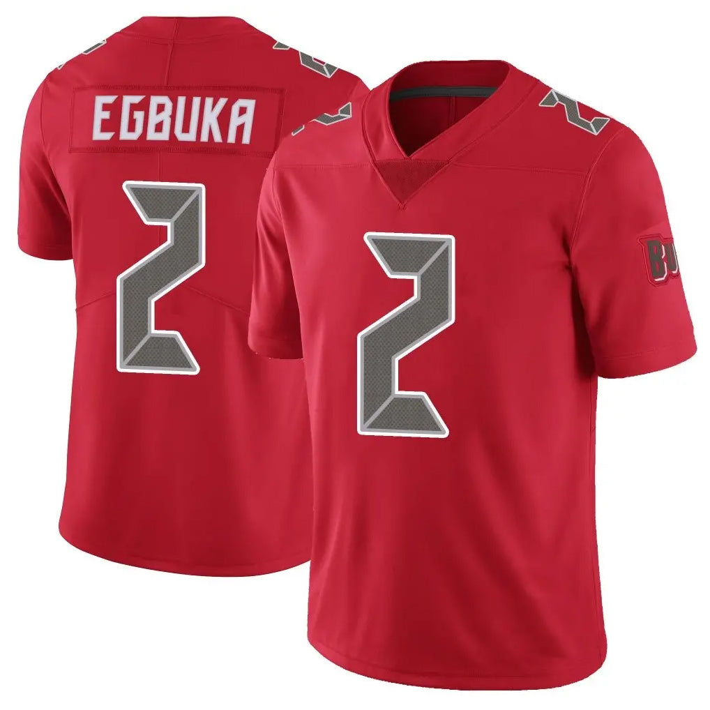 Pkot TB.Buccaneers #2 Emeka Egbuka Player Red Vapor Limited Football Jerseys
