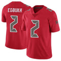 Pkot TB.Buccaneers #2 Emeka Egbuka Player Red Vapor Limited Football Jerseys