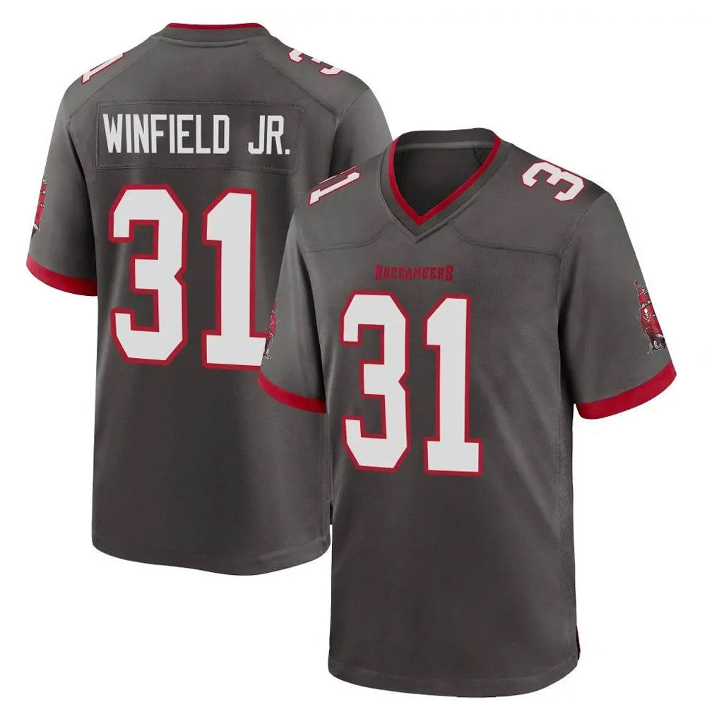 Pkot TB.Buccaneers #31 Antoine Winfield Jr. Player Pewter Alternate Home Game Stitched Jerseys