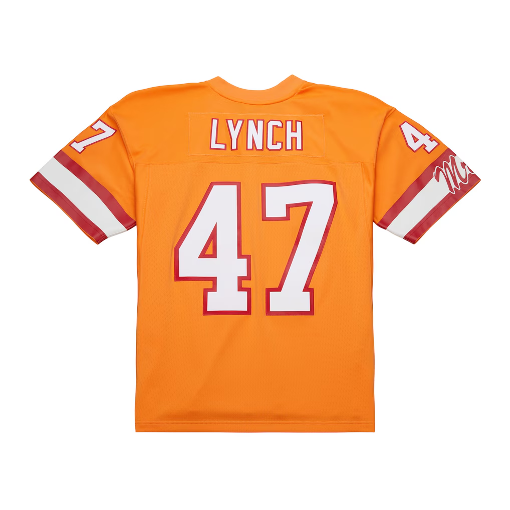 Pkot TB.Buccaneers #47 John Lynch Mitchell & Ness Orange 1993 Legacy Replica Puhic Stitched Jerseys