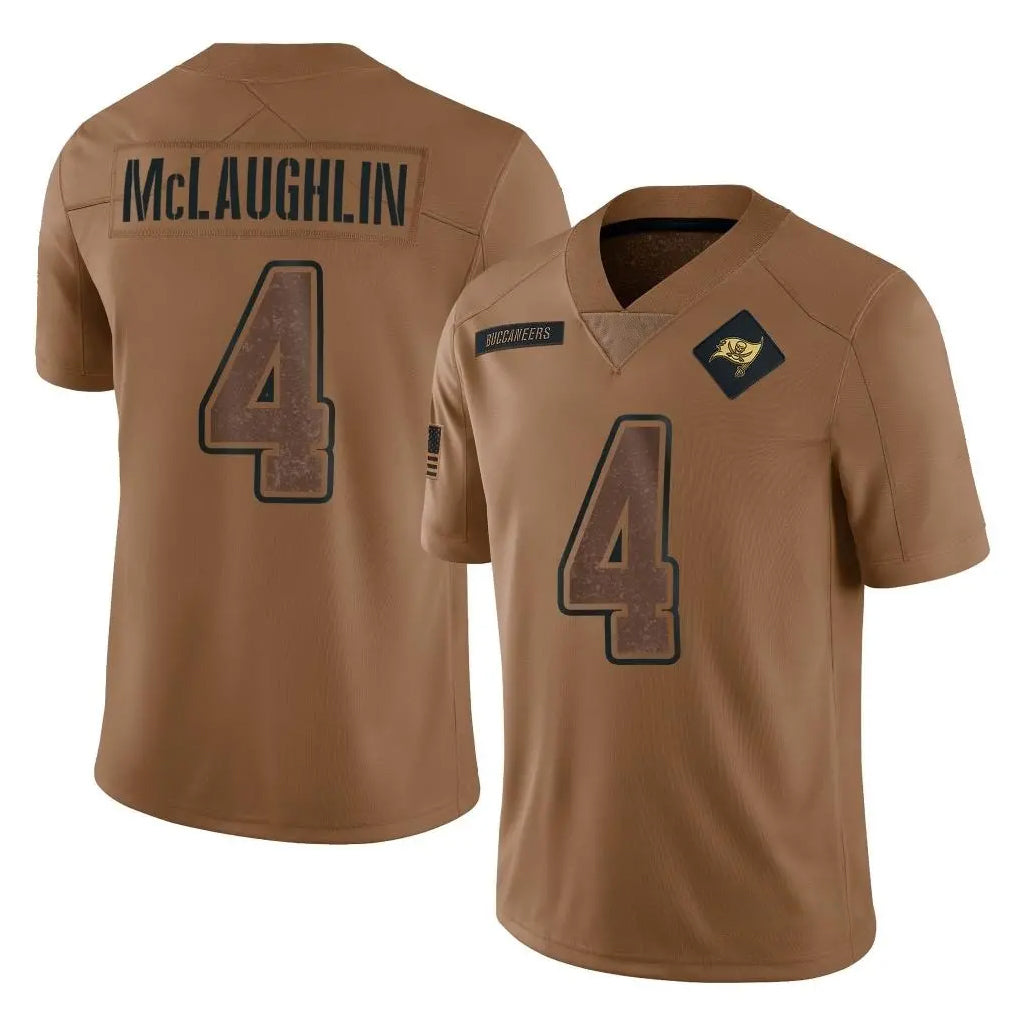 Pkot TB.Buccaneers #4 Chase McLaughlin Player Brown Limited Salute To Service Home Game Stitched Jerseys