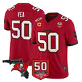 Pkot TB.Buccaneers #50 Vita Vea Player Red Limited 2026 Season Vapor F.U.S.E. Home Game Stitched Jerseys