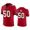 Pkot TB.Buccaneers #50 Vita Vea Player Red Limited Vapor Home Game Stitched Jerseys