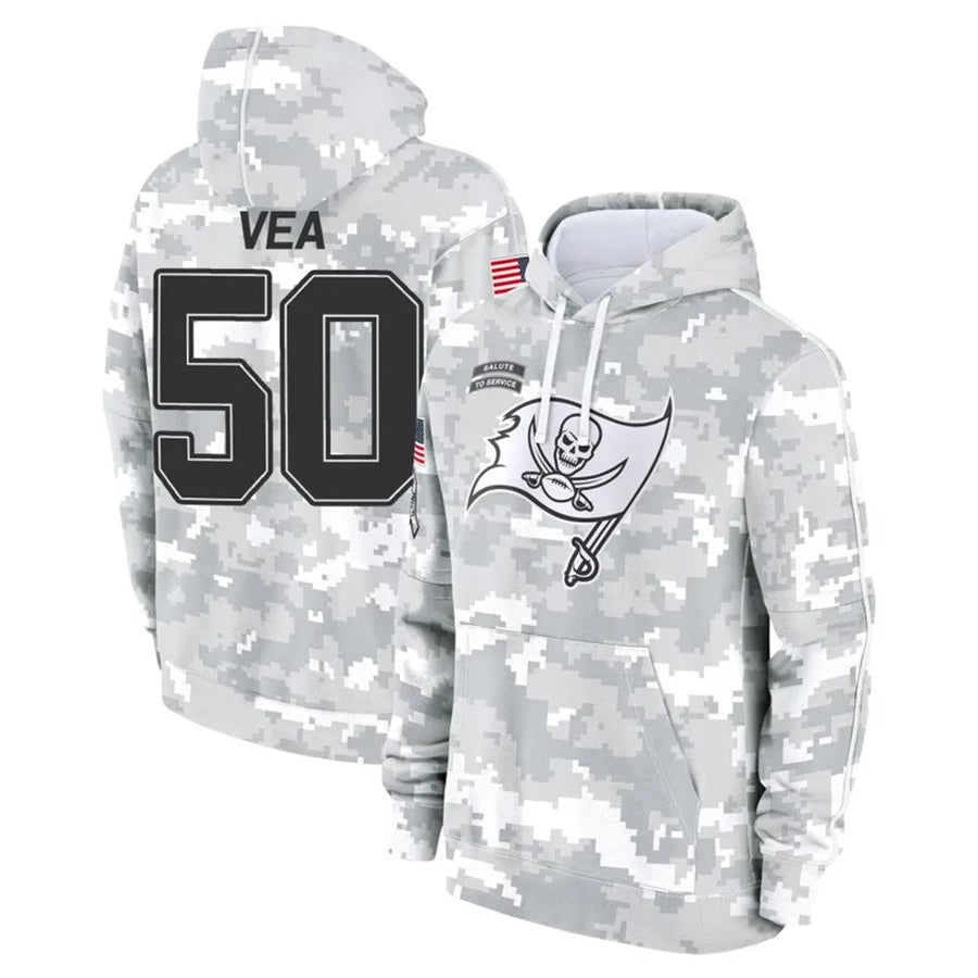 Pkot TB.Buccaneers #50 Vita Vea Player Salute to Service Hoodies & T-Shirts Football Jerseys