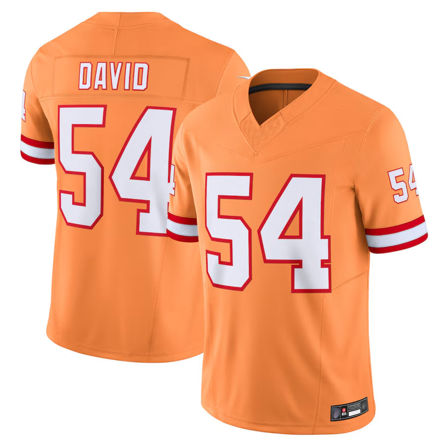 Pkot TB.Buccaneers #54 Lavonte David Player  Orange Vapor F.U.S.E. Limited Football Jerseys