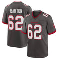 Pkot TB.Buccaneers #62 Graham Barton Player Pewter Alternate Home Game Stitched Jerseys