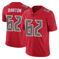 Pkot TB.Buccaneers #62 Graham Barton Player Red Limited Color Rush Home Game Stitched Jerseys