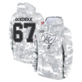 Pkot TB.Buccaneers #67 Luke Goedeke Player Arctic Camo Limited Salute to Service Pullover Hoodies Game Stitched Jerseys