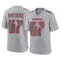 Pkot TB.Buccaneers #67 Luke Goedeke Player Gray Atmosphere Fashion Home Game Stitched Jerseys