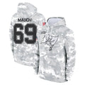 Pkot TB.Buccaneers #69 Cody Mauch Player Arctic Camo Limited Salute to Service Pullover Hoodies Game Stitched Jerseys