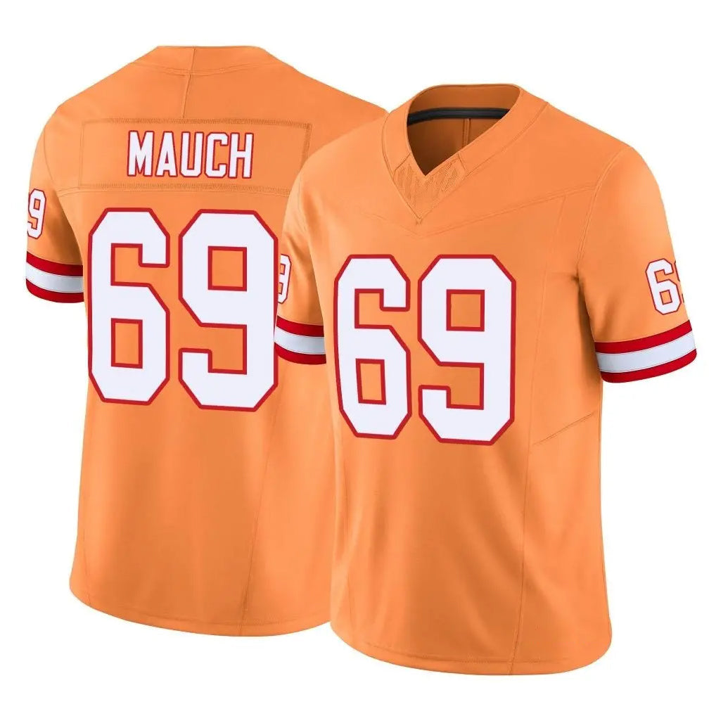 Pkot TB.Buccaneers #69 Cody Mauch Player Orange Limited Vapor F.U.S.E. Home Game Stitched Jerseys
