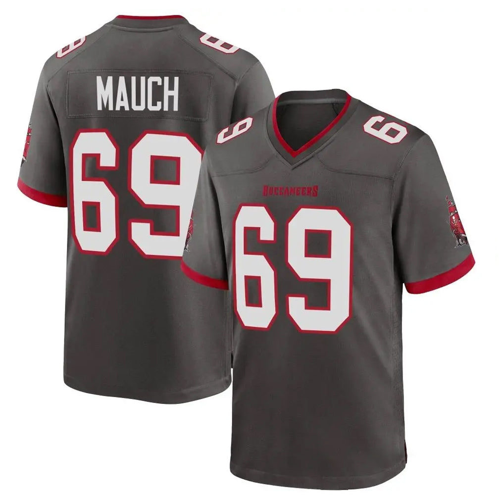 Pkot TB.Buccaneers #69 Cody Mauch Player Pewter Alternate Home Game Stitched Jerseys