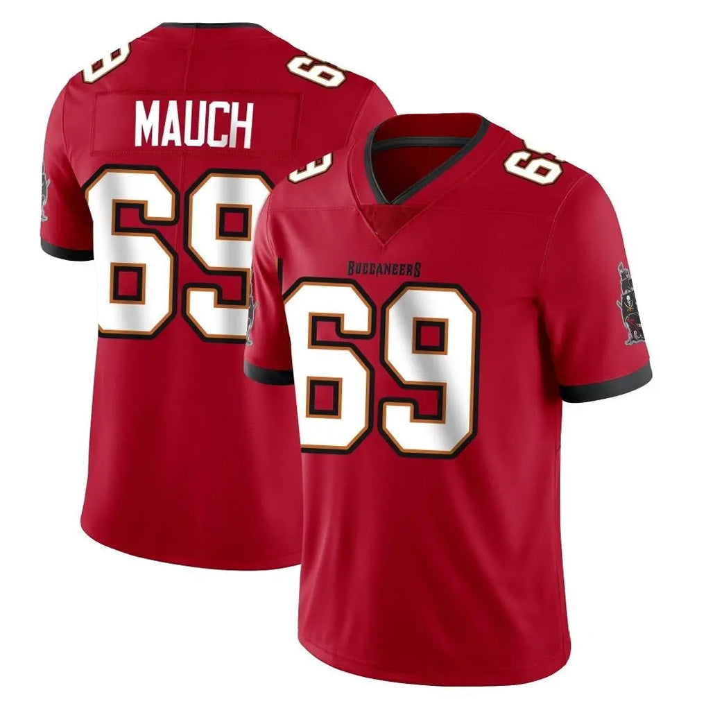 Pkot TB.Buccaneers #69 Cody Mauch Player Red Limited Vapor Home Game Stitched Jerseys
