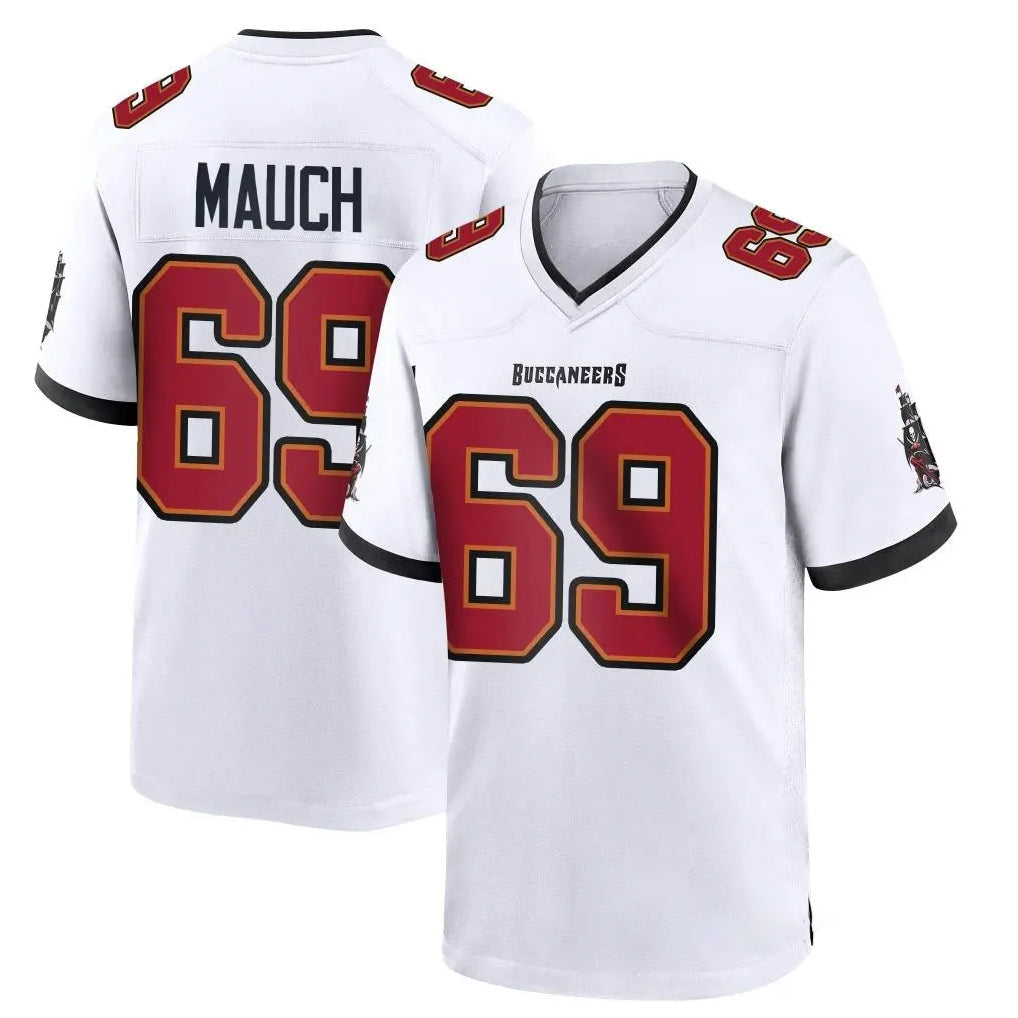 Pkot TB.Buccaneers #69 Cody Mauch Player White Home Game Stitched Jerseys