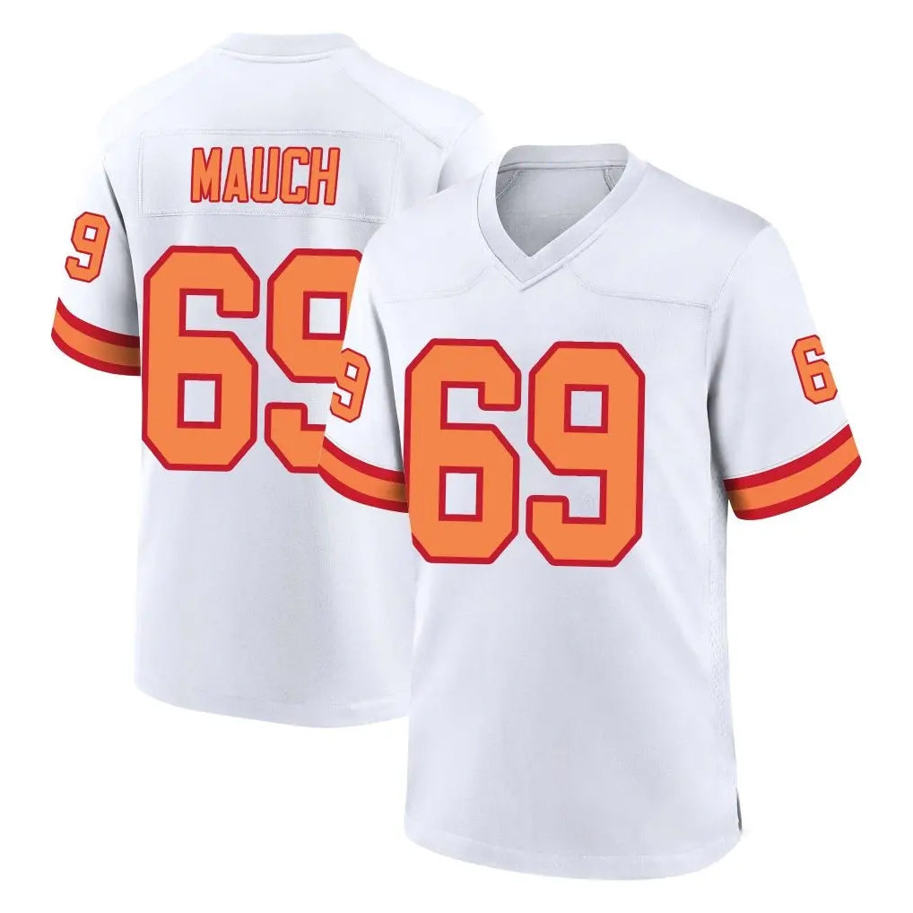 Pkot TB.Buccaneers #69 Cody Mauch Player White '76 Home Game Stitched Jerseys