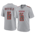 Pkot TB.Buccaneers #6 Baker Mayfield Player Gray Atmosphere Fashion Home Game Stitched Jerseys