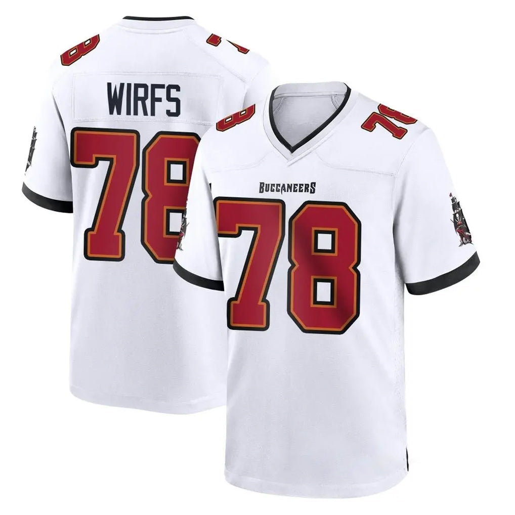 Pkot TB.Buccaneers #78 Tristan Wirfs Player White Home Game Stitched Jerseys