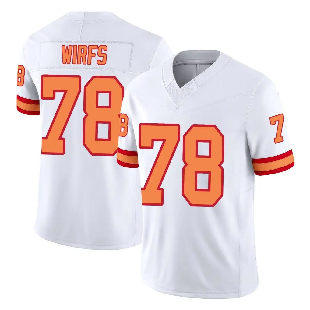 Pkot TB.Buccaneers #78 Tristan Wirfs Player White Limited '76 Vapor F.U.S.E. Home Game Stitched Jerseys
