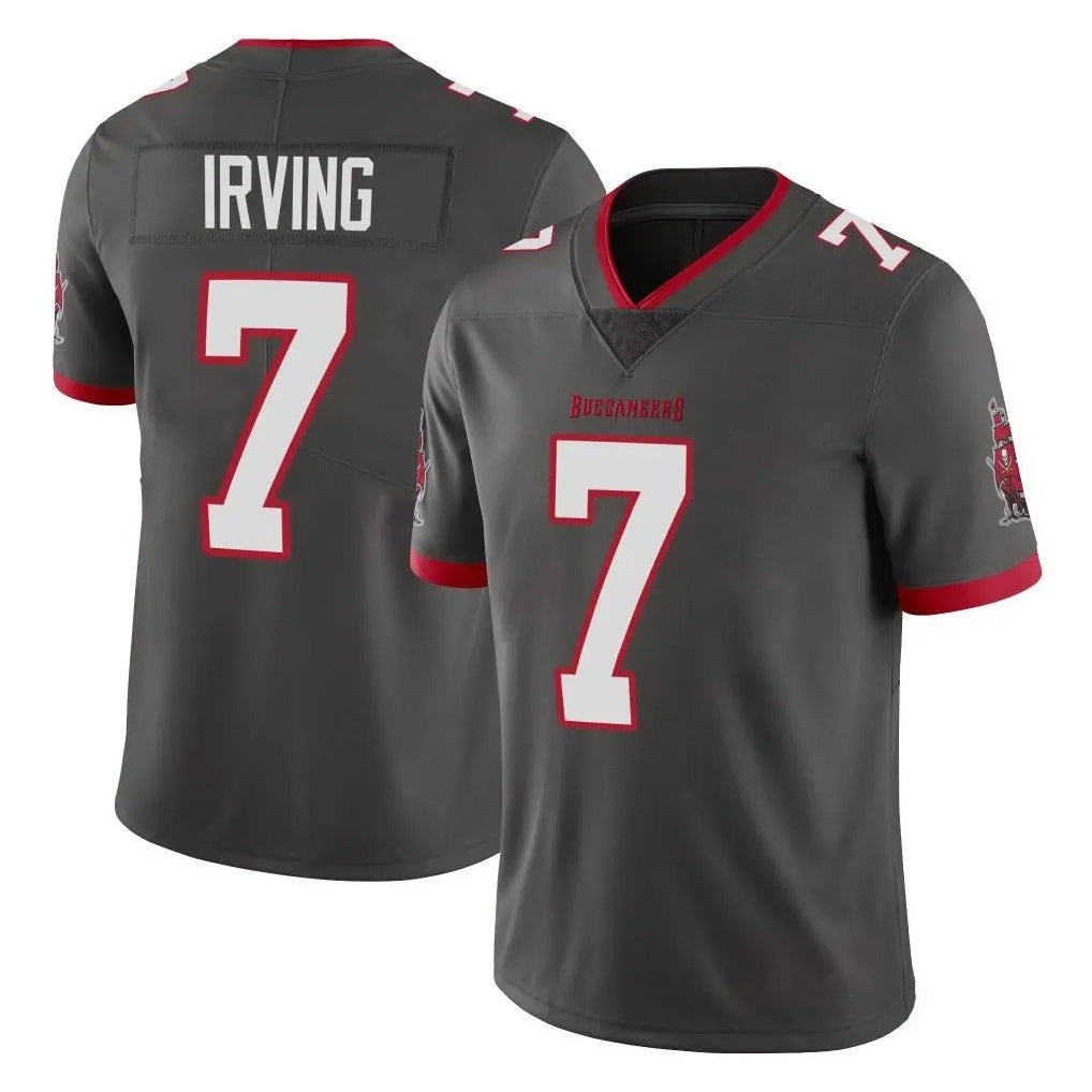 Pkot TB.Buccaneers #7 Bucky Irving Player Pewter Limited Alternate Vapor Home Game Stitched Jerseys
