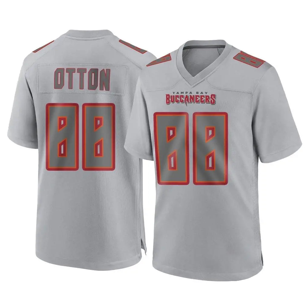 Pkot TB.Buccaneers #88 Cade Otton Player Gray Atmosphere Fashion Home Game Stitched Jerseys