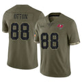 Pkot TB.Buccaneers #88 Cade Otton Player Olive Limited Salute To Service Home Game Stitched Jerseys