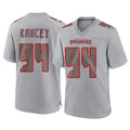 Pkot TB.Buccaneers #94 Calijah Kancey Player Gray Atmosphere Fashion Home Game Stitched Jerseys