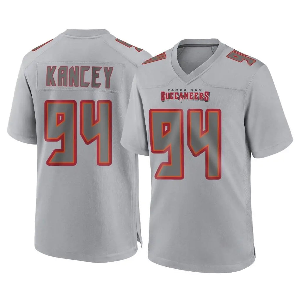 Pkot TB.Buccaneers #94 Calijah Kancey Player Gray Atmosphere Fashion Home Game Stitched Jerseys