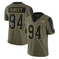 Pkot TB.Buccaneers #94 Calijah Kancey Player Olive Salute To Service Limited Game Stitched Jerseys