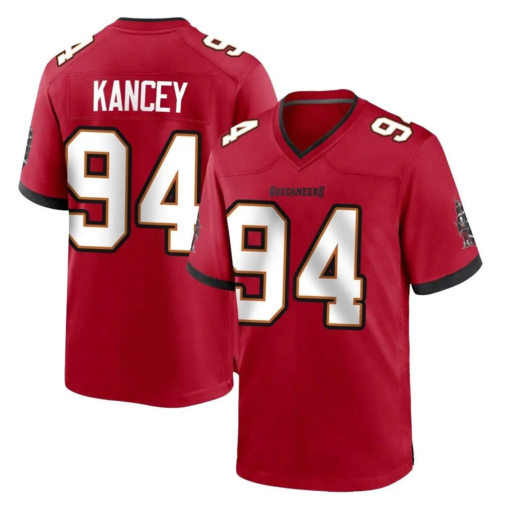 Pkot TB.Buccaneers #94 Calijah Kancey Player Red Home Game Stitched Jerseys