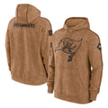 Pkot TB.Buccaneers ## Buccaneers Blank Player Brown Limited Salute to Service Pullover Hoodies Game Stitched Jerseys