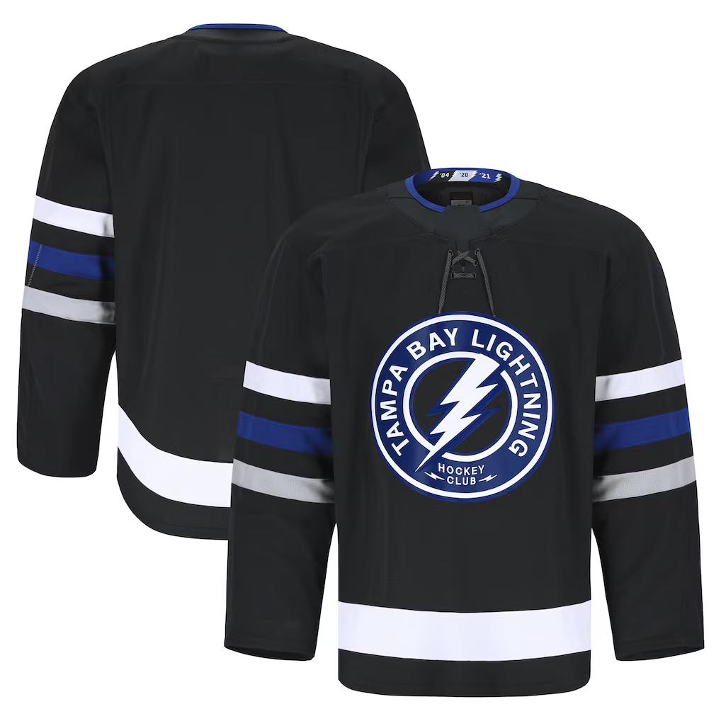 Pkot TB.Lightning Black Alternate Authentic Pro Jerseys