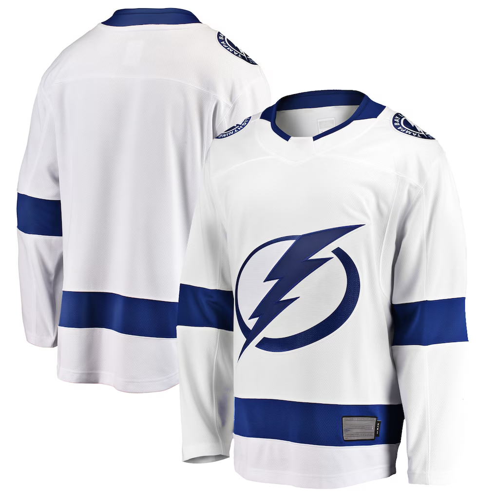 Pkot TB.Lightning White Breakaway Away Jerseys