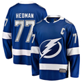 Pkot TB.Lightning #77 Victor Hedman Blue Home Captain Patch Breakaway Jerseys