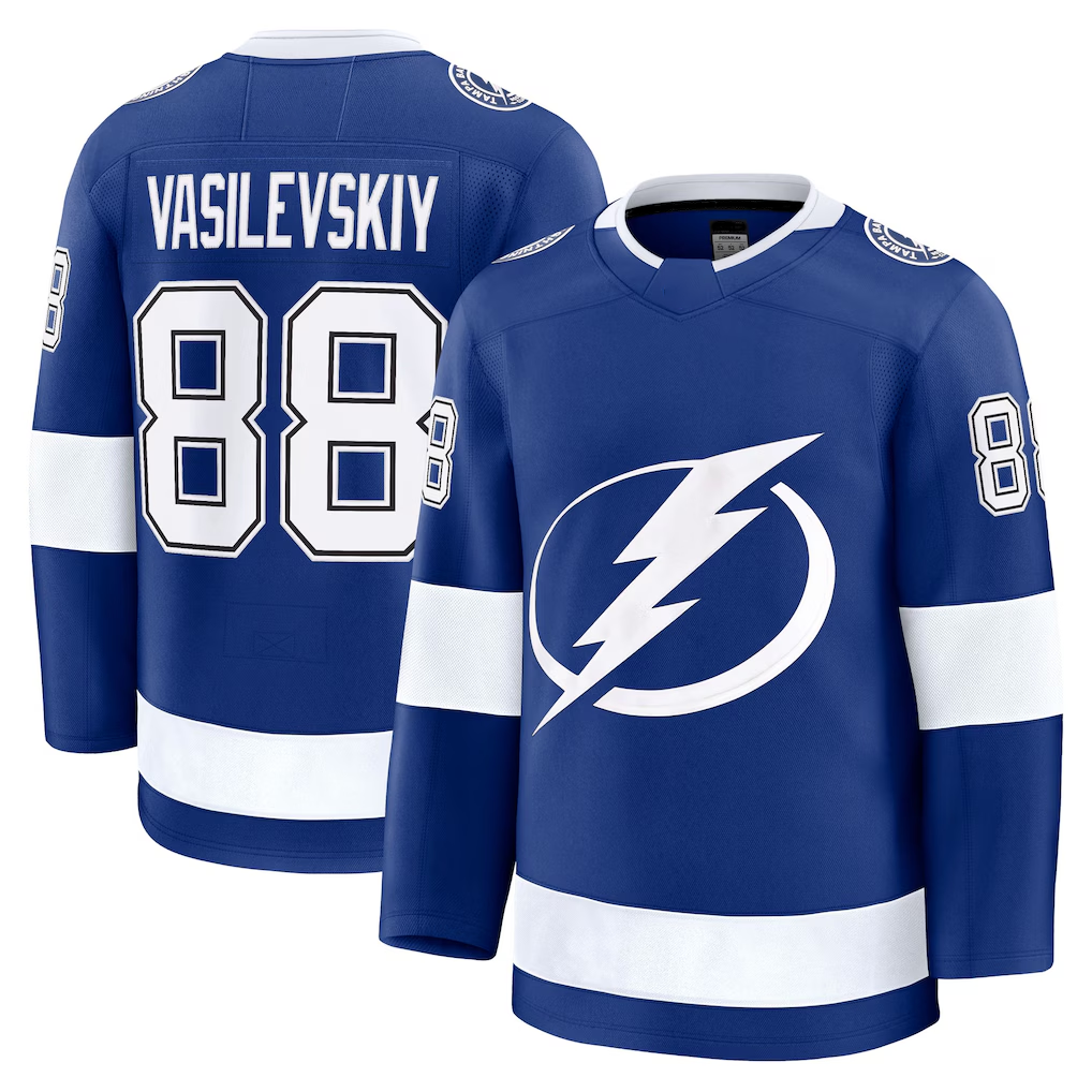 Pkot TB.Lightning #88 Andrei Vasilevskiy Blue Home Breakaway Player Jerseys