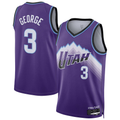 Pkot U.Jazz #3 Keyonte George Purple Swingman Stitched Jerseys - Icon Edition