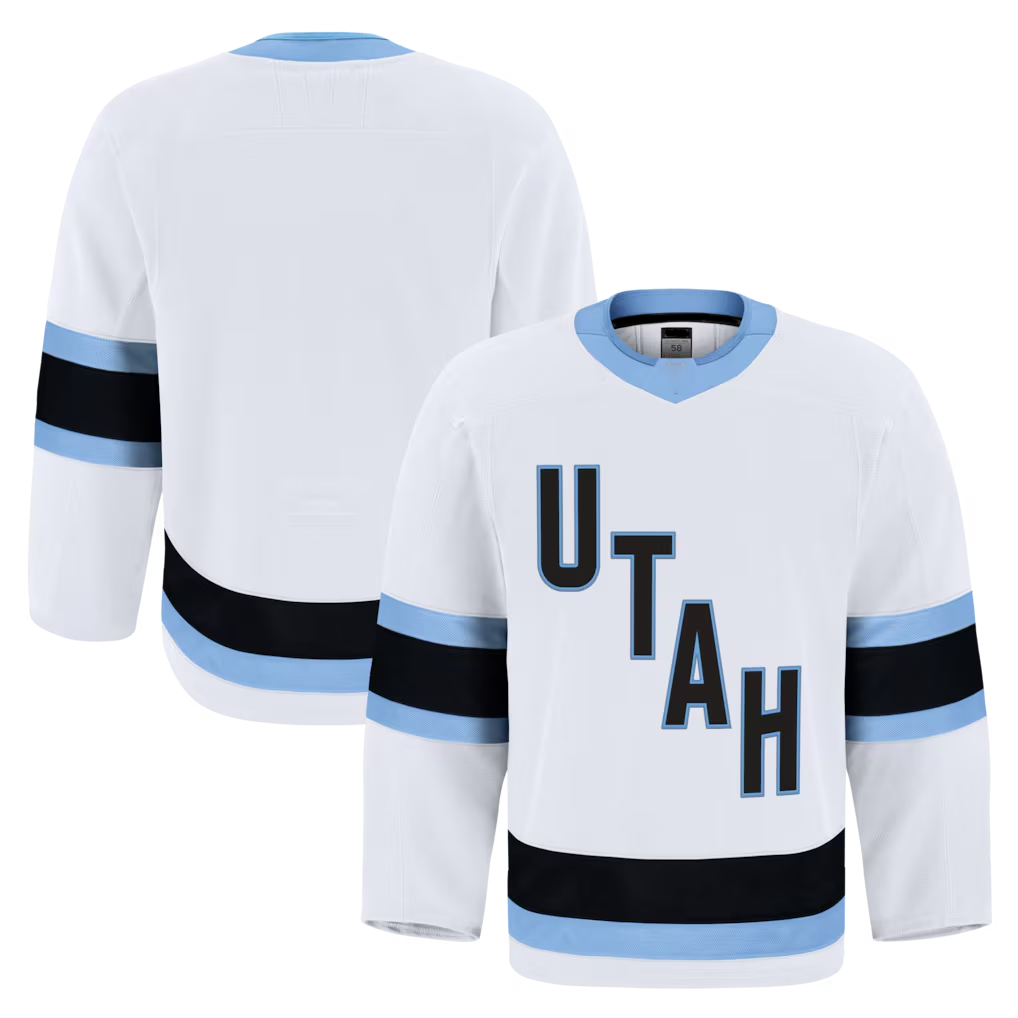 Pkot U.Mammoth White Away Authentic Pro Jerseys