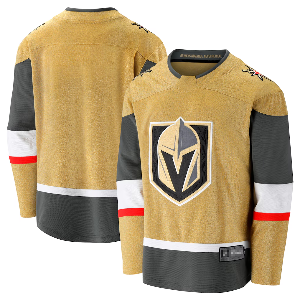 Pkot VG.Knights Gold Home Breakaway Stitched Jerseys