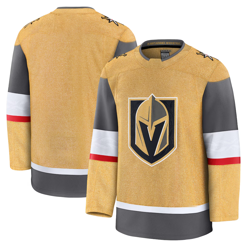 Pkot VG.Knights Gold Home Premium Jerseys