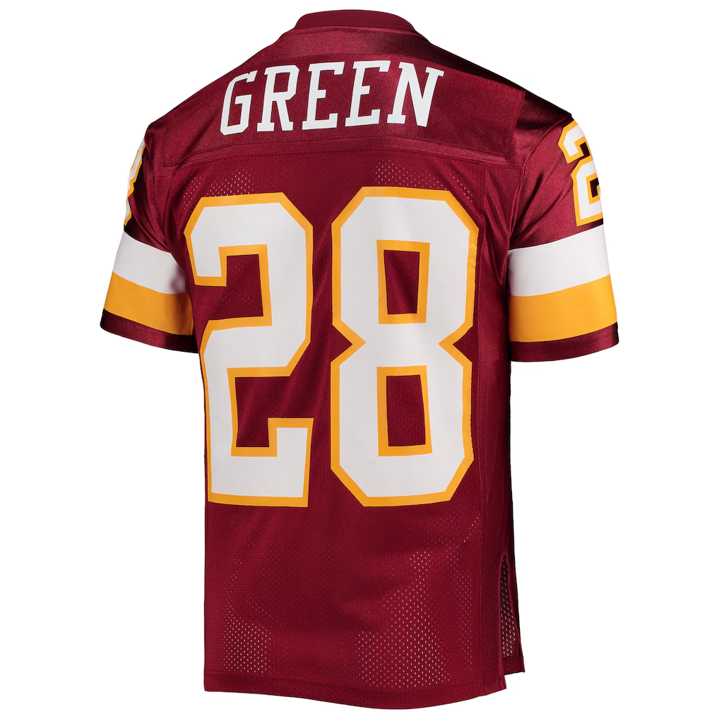 Pkot W.Commanders 1994 #28 Darrell Green Mitchell & Ness Burgundy Authentic Throwback Retired Player Jersey Puhic Game Stitched Jerseys
