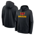 Pkot W.Commanders Black Pullover Hoodies Home Game Blank Player Stitched Jerseys
