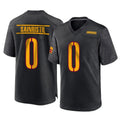 Pkot W.Commanders #0 Mike Sainristil Player Black Home Game Stitched Jerseys