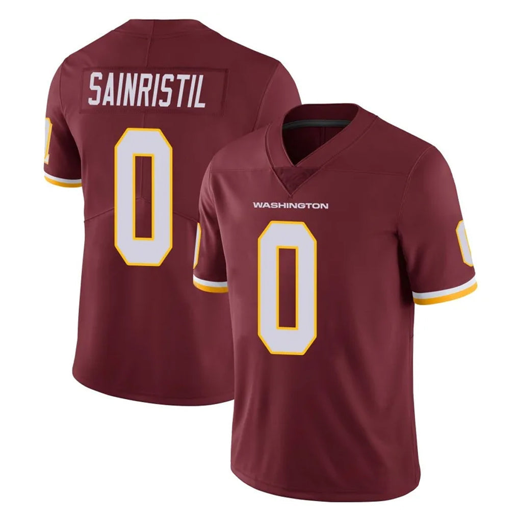 Pkot W.Commanders #0 Mike Sainristil Player Burgundy Limited Team Color Vapor Untouchable Home Game Stitched Jerseys