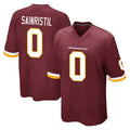 Pkot W.Commanders #0 Mike Sainristil Player Burgundy Team Color Home Game Stitched Jerseys
