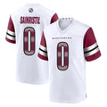 Pkot W.Commanders #0 Mike Sainristil Player White Game Home Stitched Jerseys