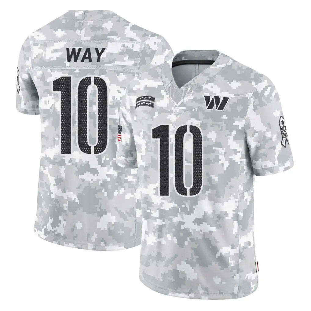 Pkot W.Commanders #10 Tress Way Player Arctic Camo Limited Salute To Service Home Game Stitched Jerseys